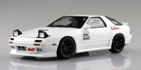 1/24プリペイントモデル 頭文字D 高橋涼介 FC3S RX-7」熱いバトルを