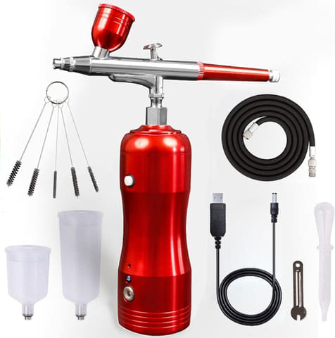 プラモデル塗装に使える各社のエアブラシコンプレッサーセットが