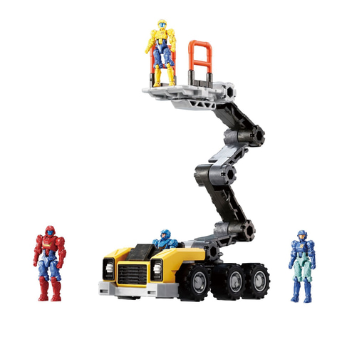 ダイアクロン」より隊員のフィギュア&リフトマシンセットと