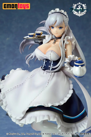 アズールレーン」よりベルファストがティーセットも含めてフィギュア化