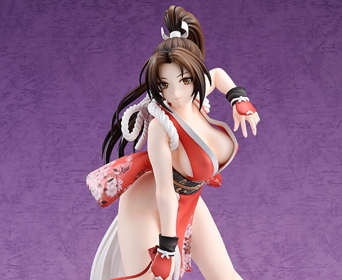 服と肌の隙間……。「KOF XIV」よりフィギュア「不知火舞」がリ