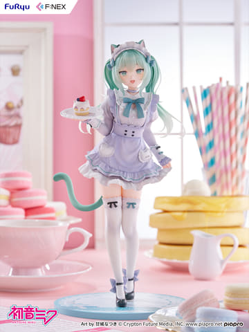 イラストレーター・甘城なつき氏が描き下ろした「初音ミク」が「F:NEX