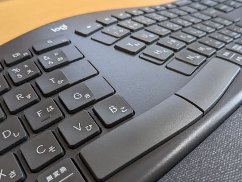 左右分離キー配置で手首がラクなキーボード ロジクール「ERGO K860