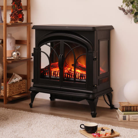 ニトリ、本物の暖炉のようなファンヒーター - 家電 Watch