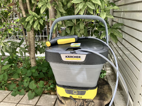 超小型ケルヒャー洗浄機、マンションでも使えた! ベランダもお風呂も