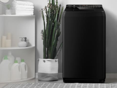 黒いタテ型洗濯機、ハイセンス - 家電 Watch