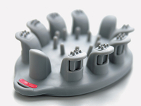 ツインバード、頭の凹凸に密着しやすい頭皮洗浄ブラシ 「モミダッシュ