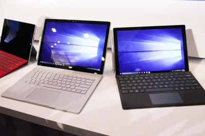 マイクロソフト、「Surface Pro 4」を11月12日発売、「Surface Book