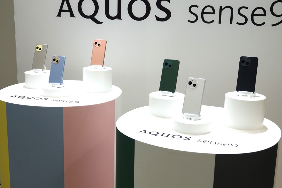 シャープ「AQUOS R9 pro/sense9」のSIMフリーモデルを発売、sense9は