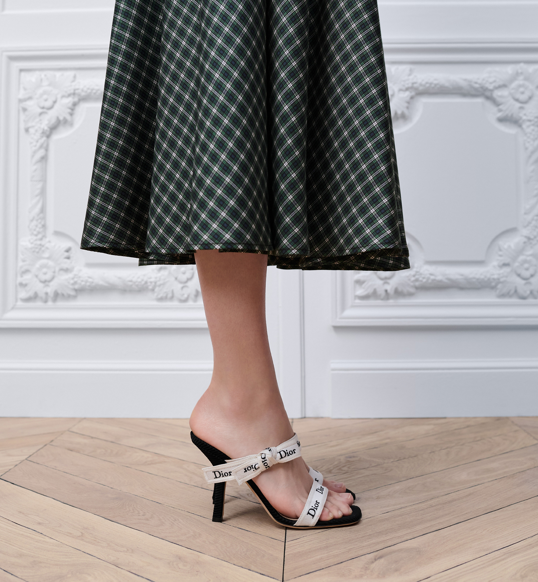 希少】Dior ガリアーノ期 トロッター Dバックル ヒールサンダル Y2K