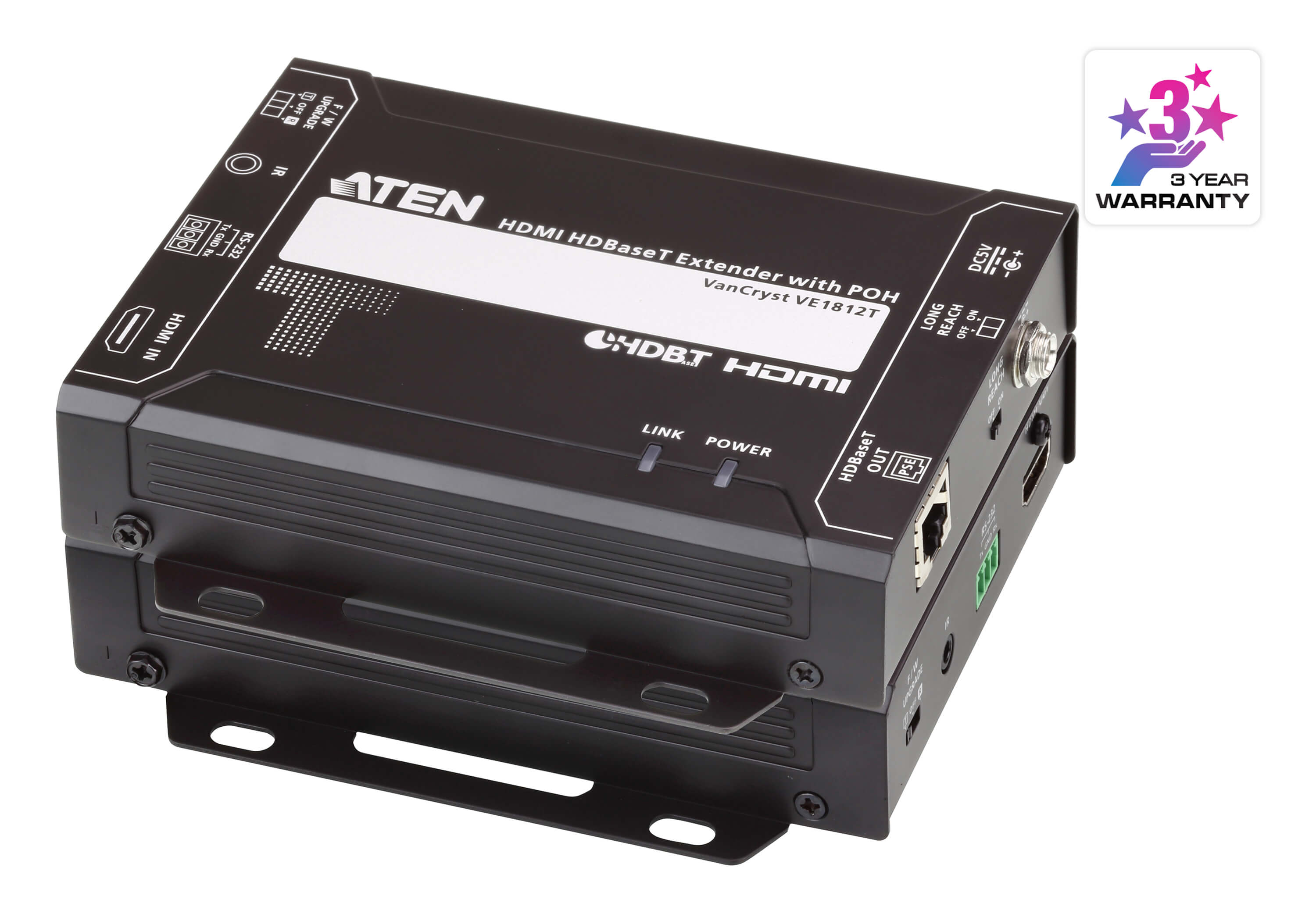 HDMIツイストペアケーブルエクステンダー(4K対応POHタイプ) - VE1812