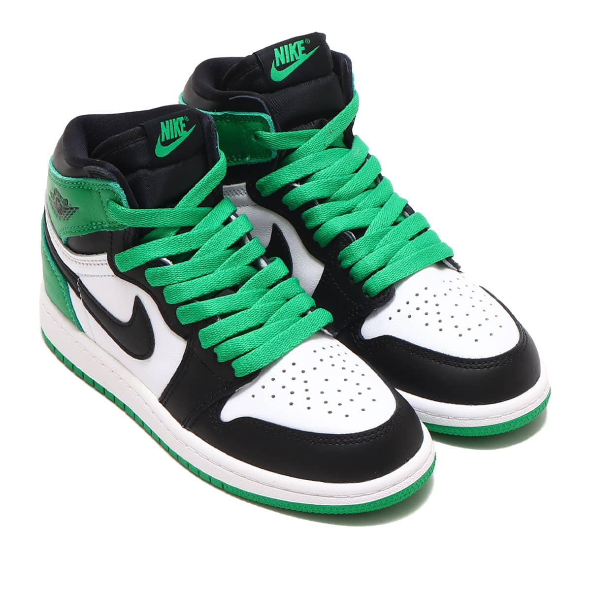 JORDAN BRAND JORDAN 1 RETRO HIGH OG PS BLACK/LUCKY GREEN-WHITE