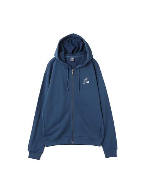New Balance 大谷翔平 FRENCH TERRY FULL ZIP HOODIE ダークショア