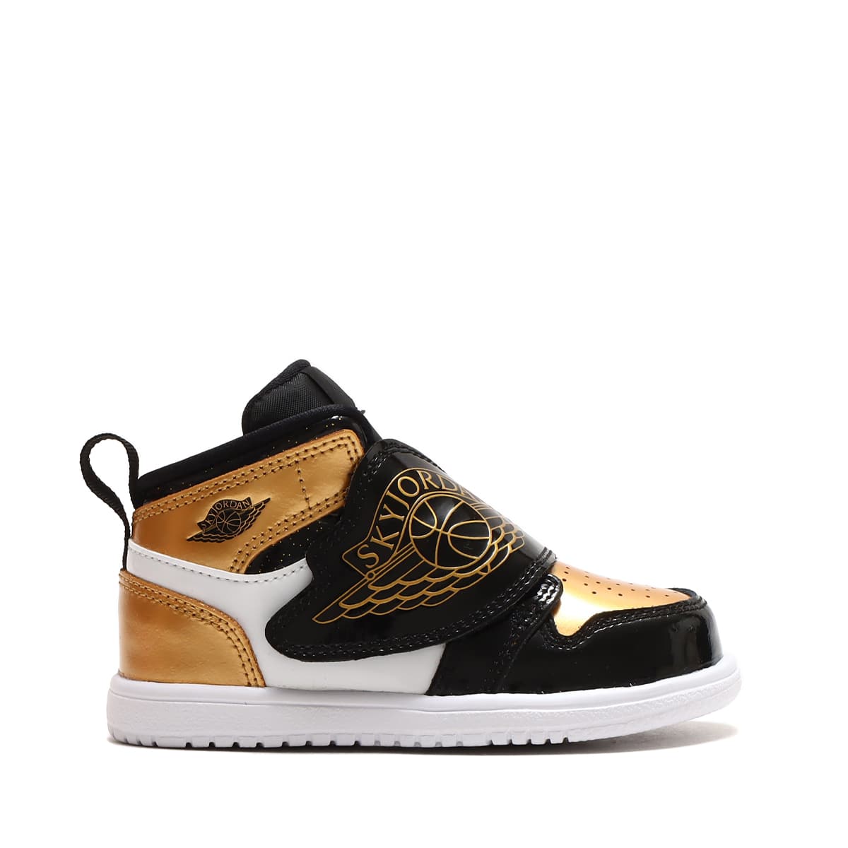JORDAN BRAND SKY JORDAN 1 SE (TD) BLACK/METALLIC GOLD-WHITE 22HO-I