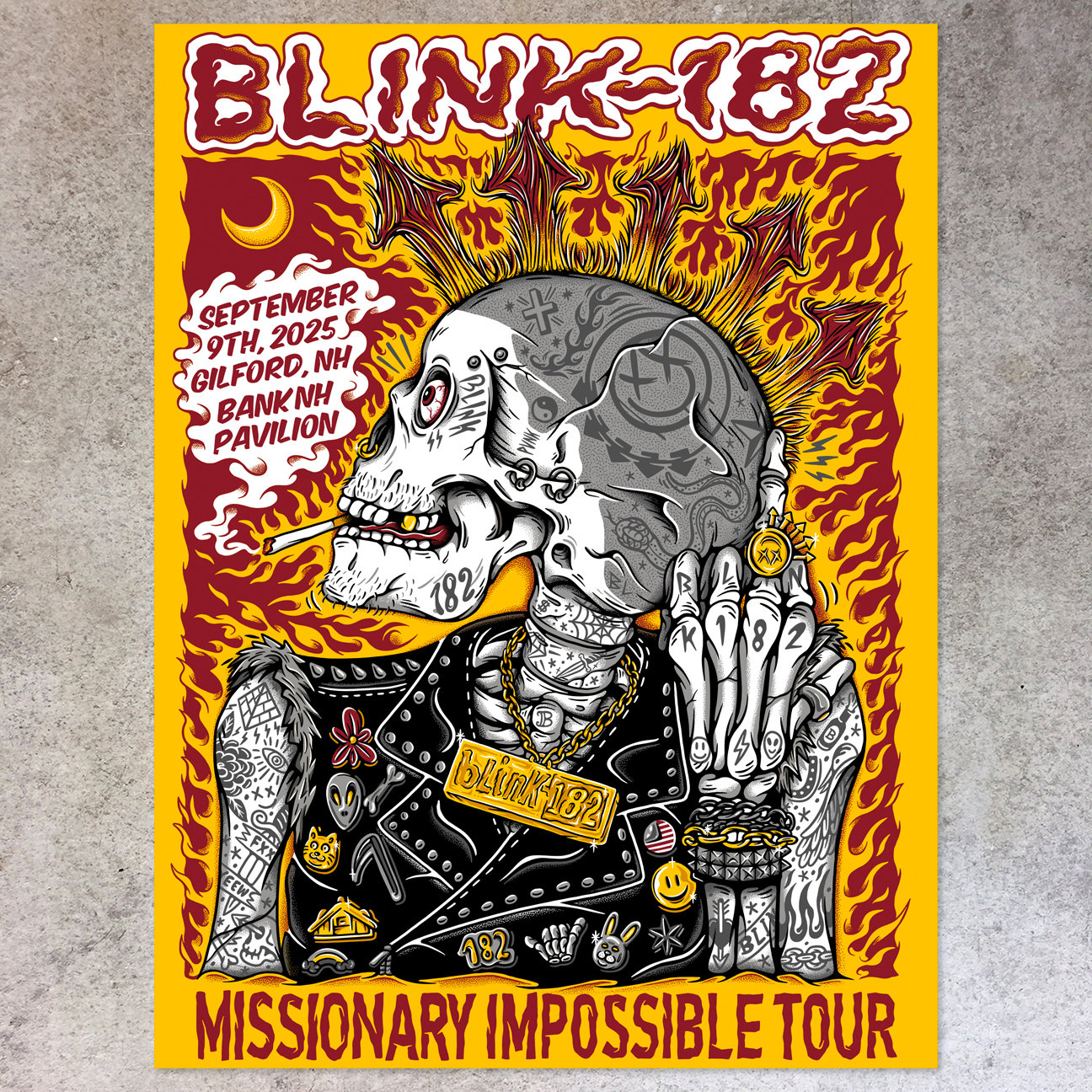 F4D Studios — Blink-182 Gilford Posters