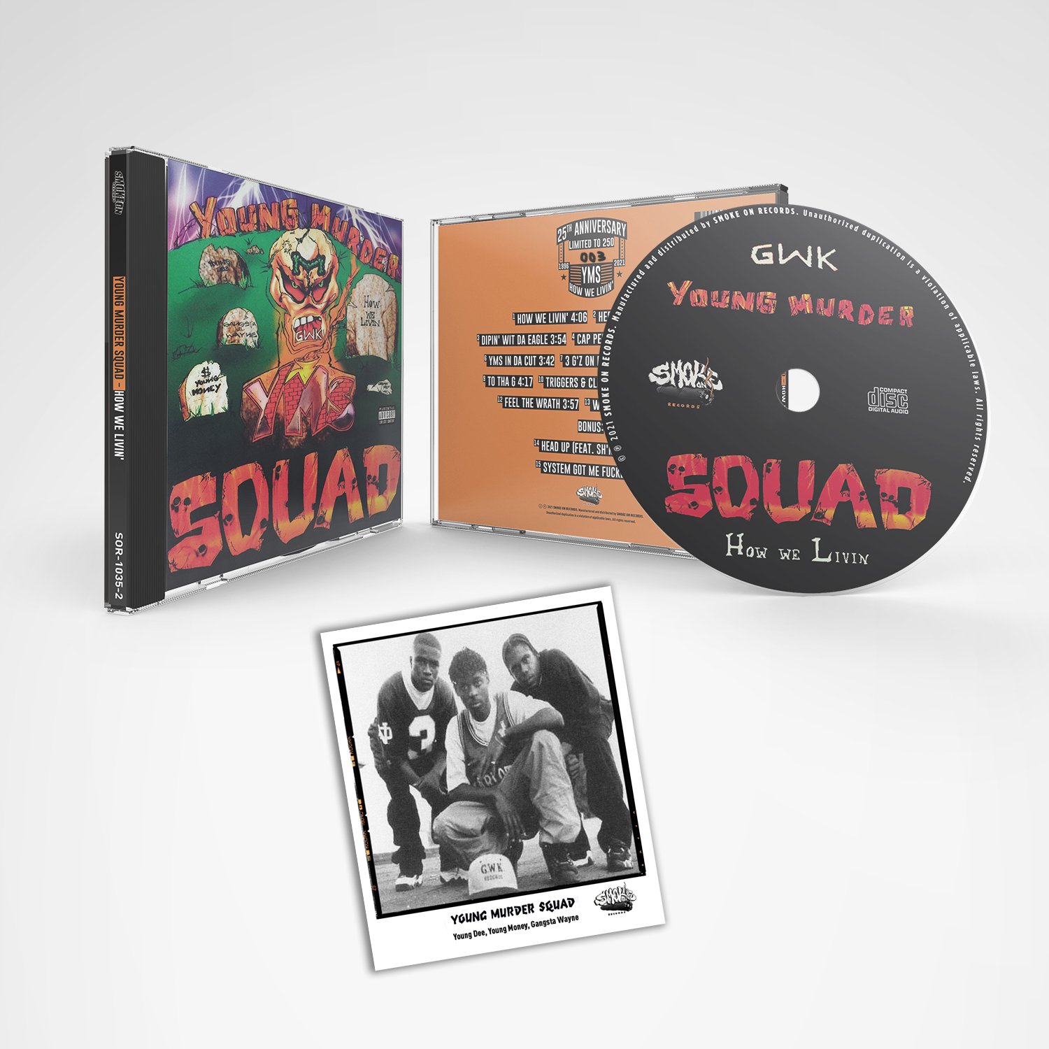 Young Murder Squad - How we Livin CD | Smoke On Records