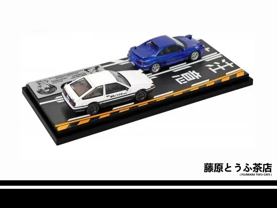 1:64 Toyota AE86 Zenki Hatch & Toyota MR2 Diecast Model Car