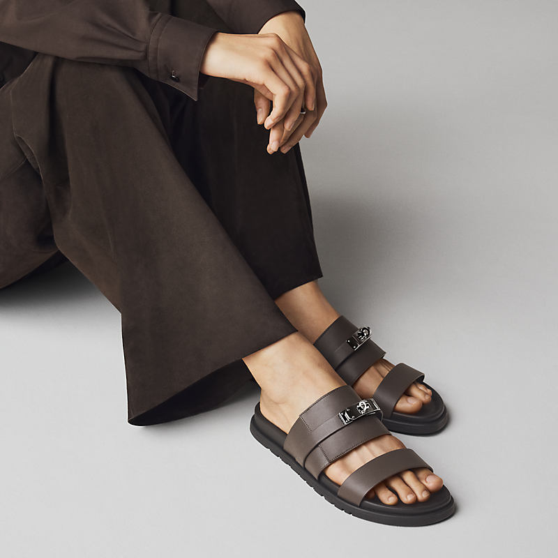 Jackson sandal - Brown | Hermès USA