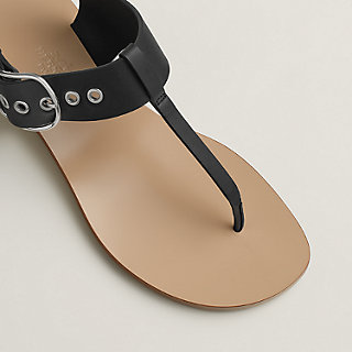 Klip sandal - Black | Hermès USA