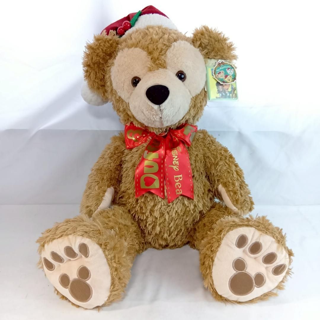 ディズニー ダッフィー ぬいぐるみ タグ付き クリスマスM 美品 約53cm