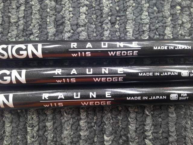 中古 シャフト グラファイトデザイン RAUNE WEDGE w115（WEDGE）3本