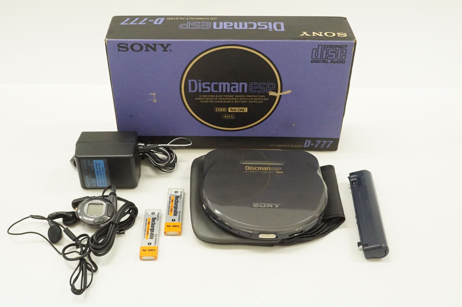 ☆SONYDiscman ESP D-777ポータブルCDプレーヤー希少ジャンク