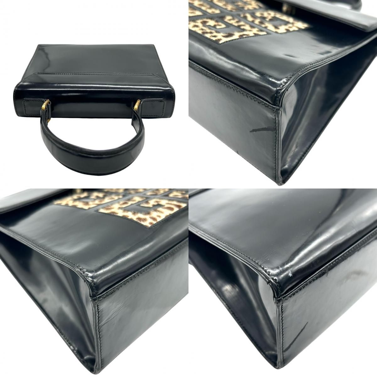 ジバンシー ジバンシィ GIVENCHY ハンドバッグ ヴィンテージ 4Gロゴ