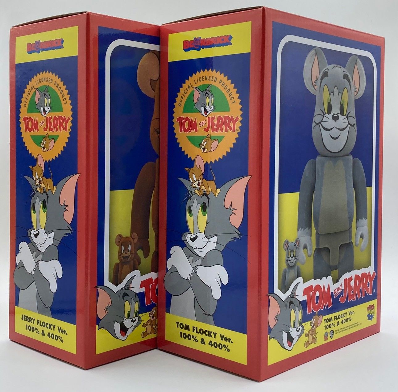 未開封・セット】BE@RBRICK TOM&JERRY フロッキー Ver. 100％ & 400