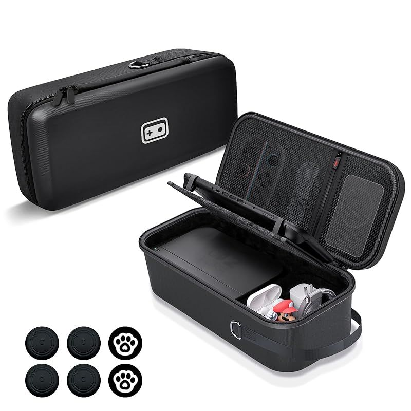 Switch 2 本体と周辺機器をまとめて収納【Switch 2/有機ELモデル対応