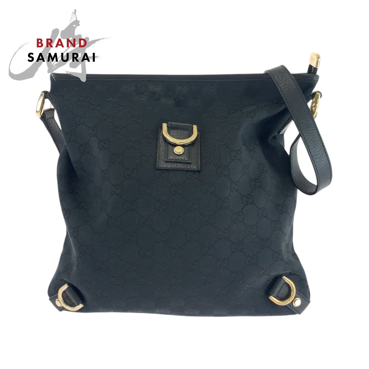 GUCCI グッチ アビー ブラック 黒 ゴールド金具 GGキャンバス 131326
