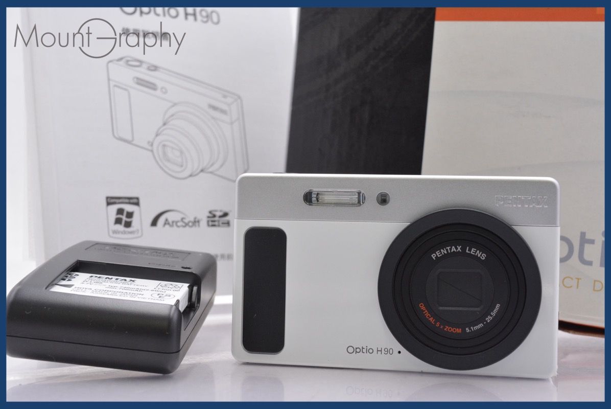☆極上美品☆ ペンタックス PENTAX Optio H90 5x 元箱、バッテリー