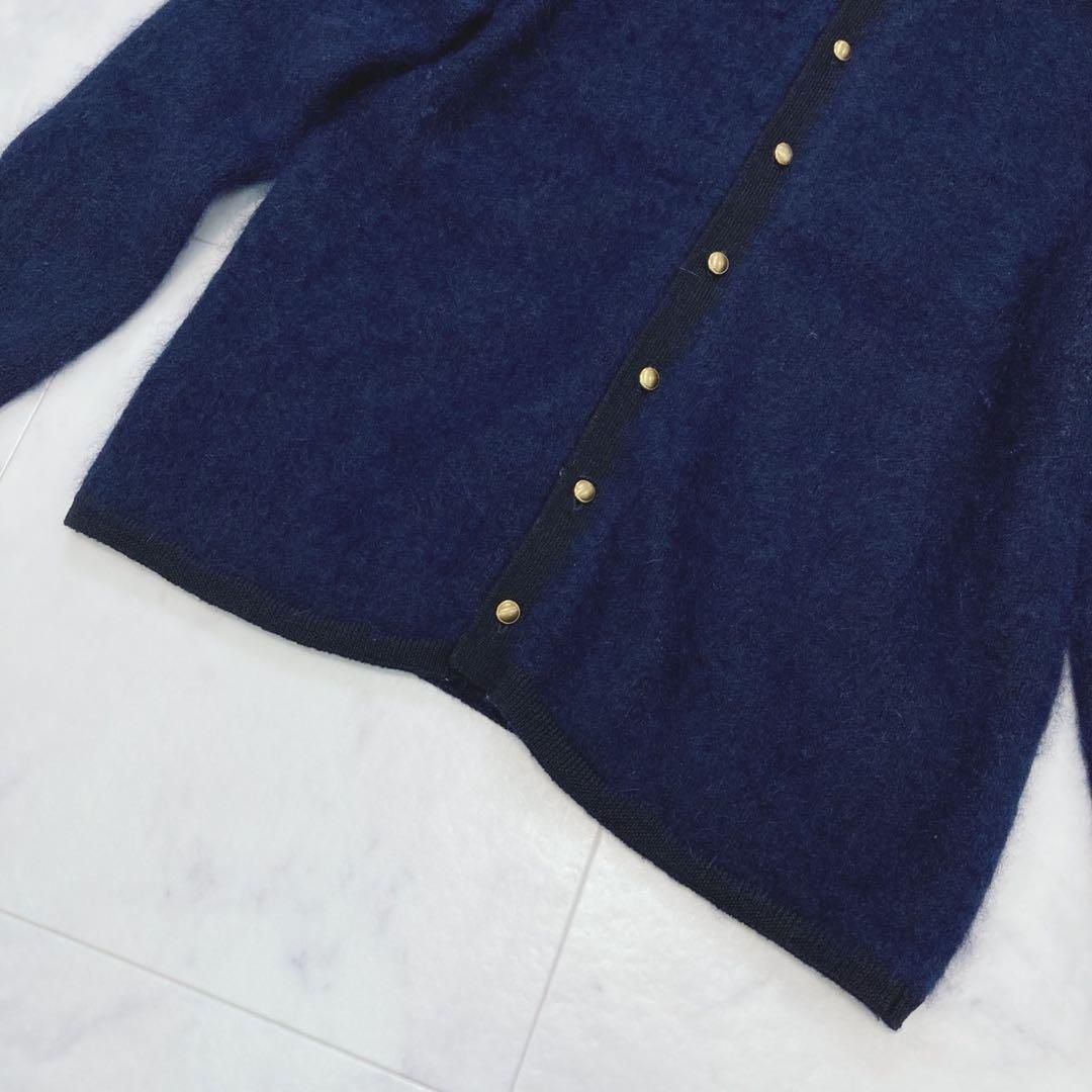 定番人気マカフィー MACPHEE TOMORROWLAND アンゴラ混 カーディガン