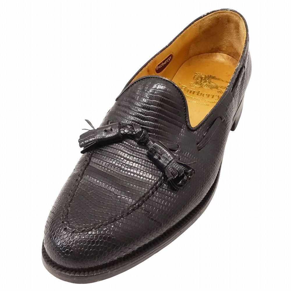 Vintage Burberrys バーバリーズ リザード タッセル ローファー レザー