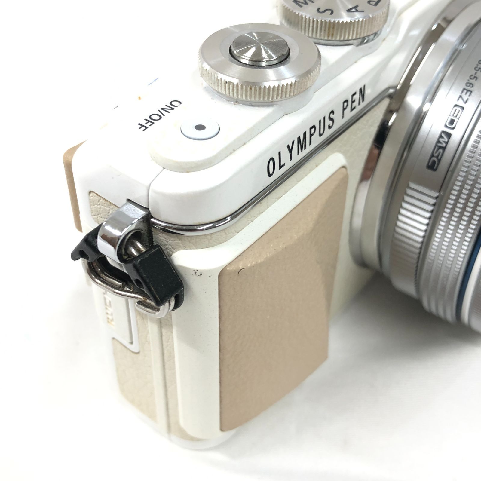 ジャンク】OLYMPUS PEN E-PL7 14-42mm EZレンズキット ホワイト ミラー