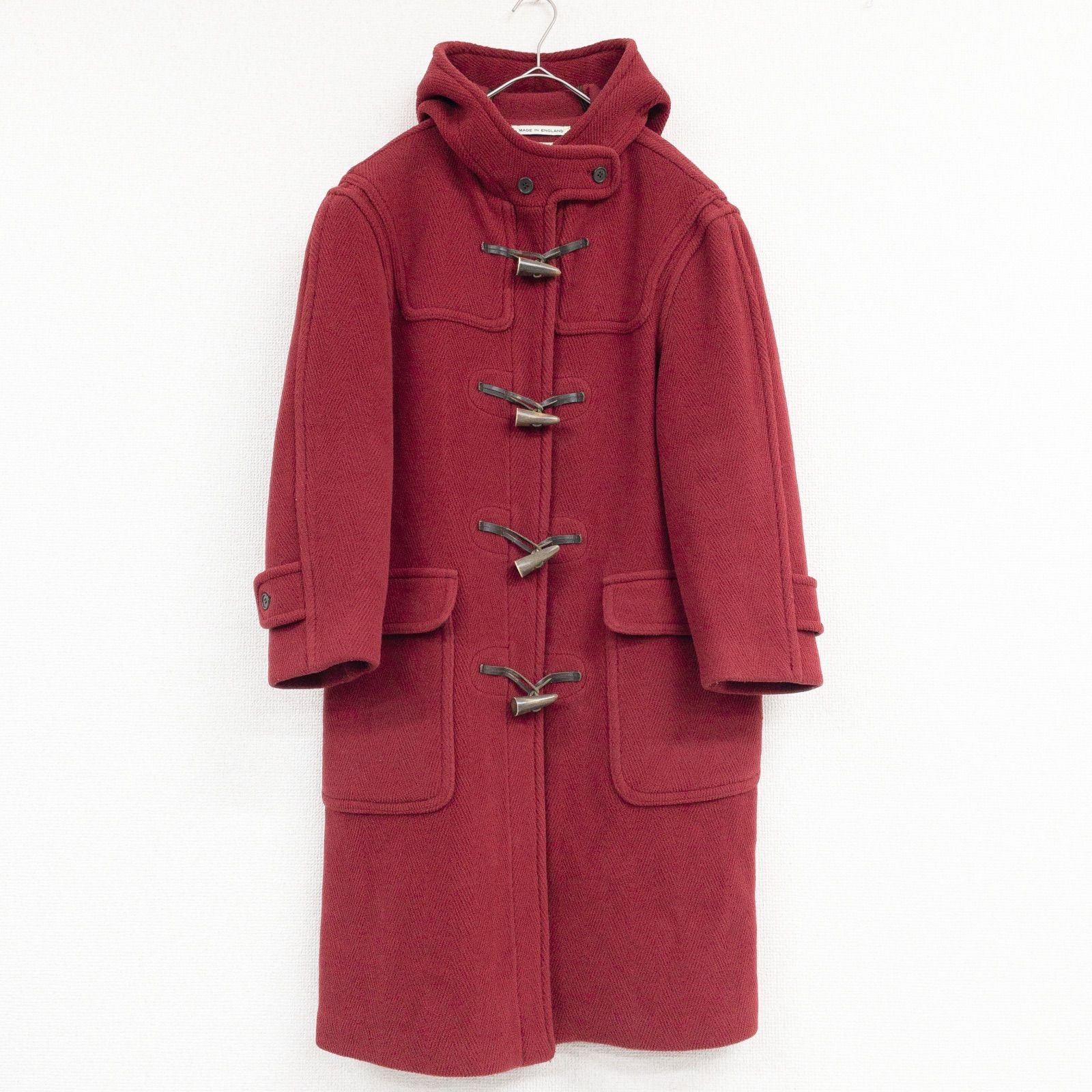 Gloverall グローバーオール ダッフルコート ヘリンボーン ロング