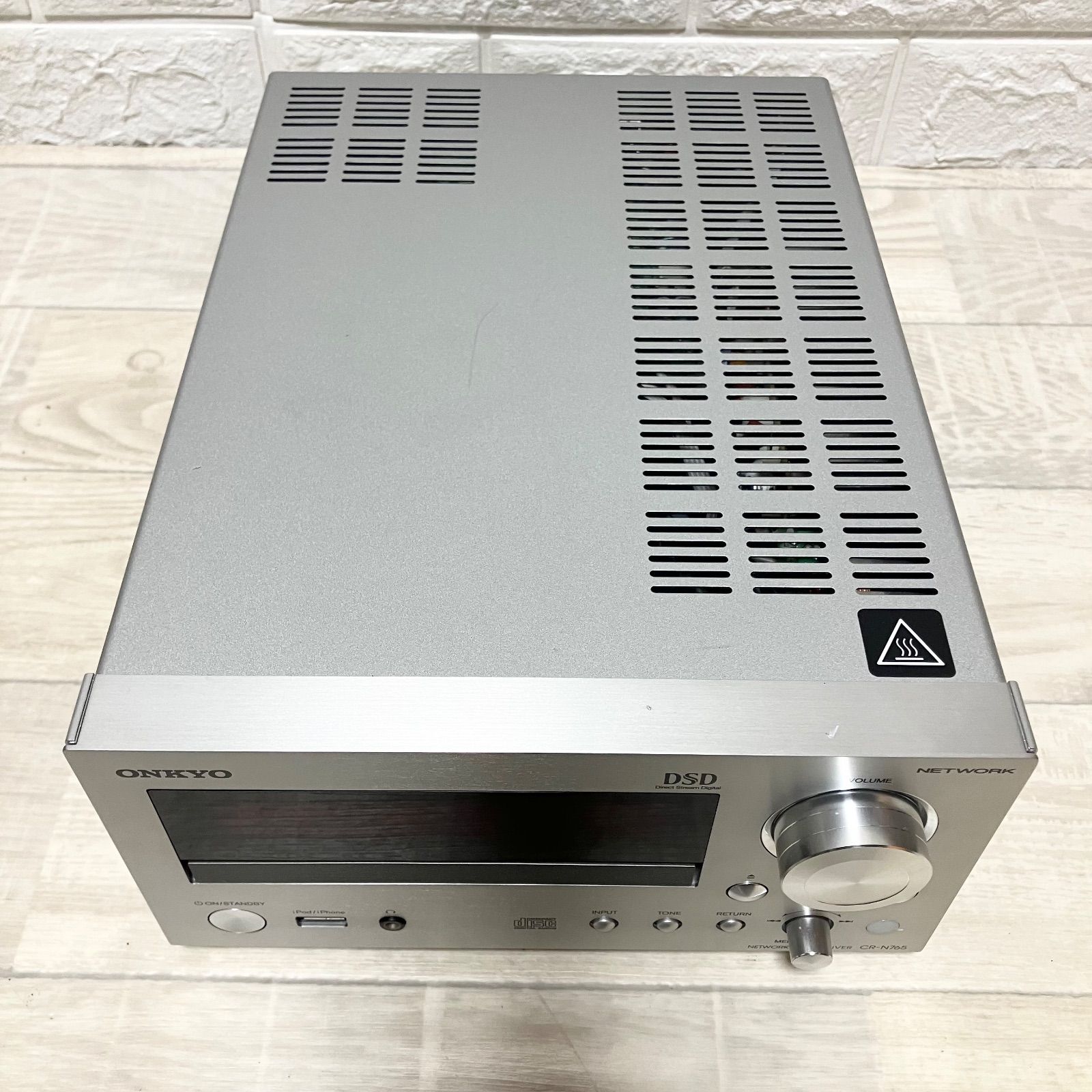ONKYO CR-N765 ネットワーク機能対応CDレシーバー【リモコン・取説
