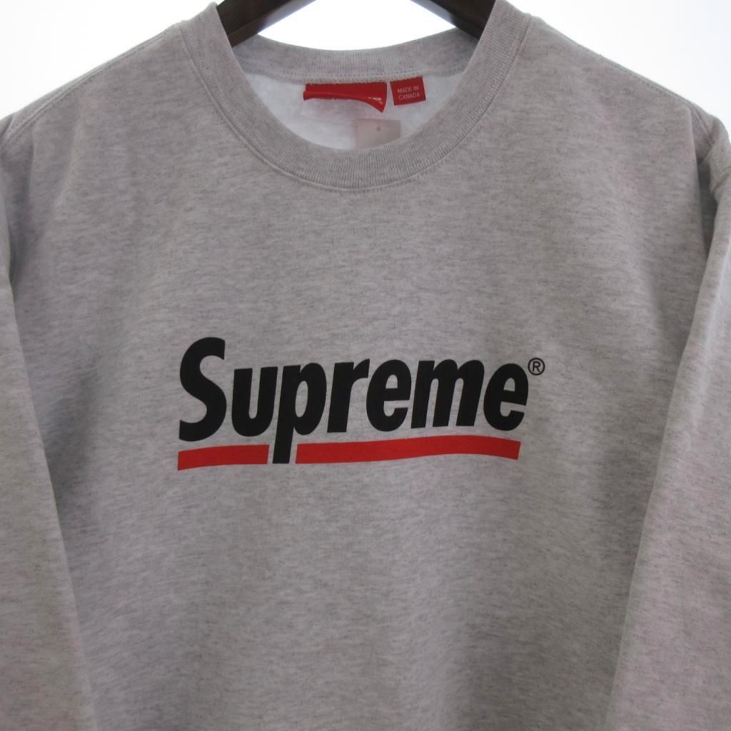シュプリーム SUPREME 20SS Underline Crewneck トレーナー 裏起毛