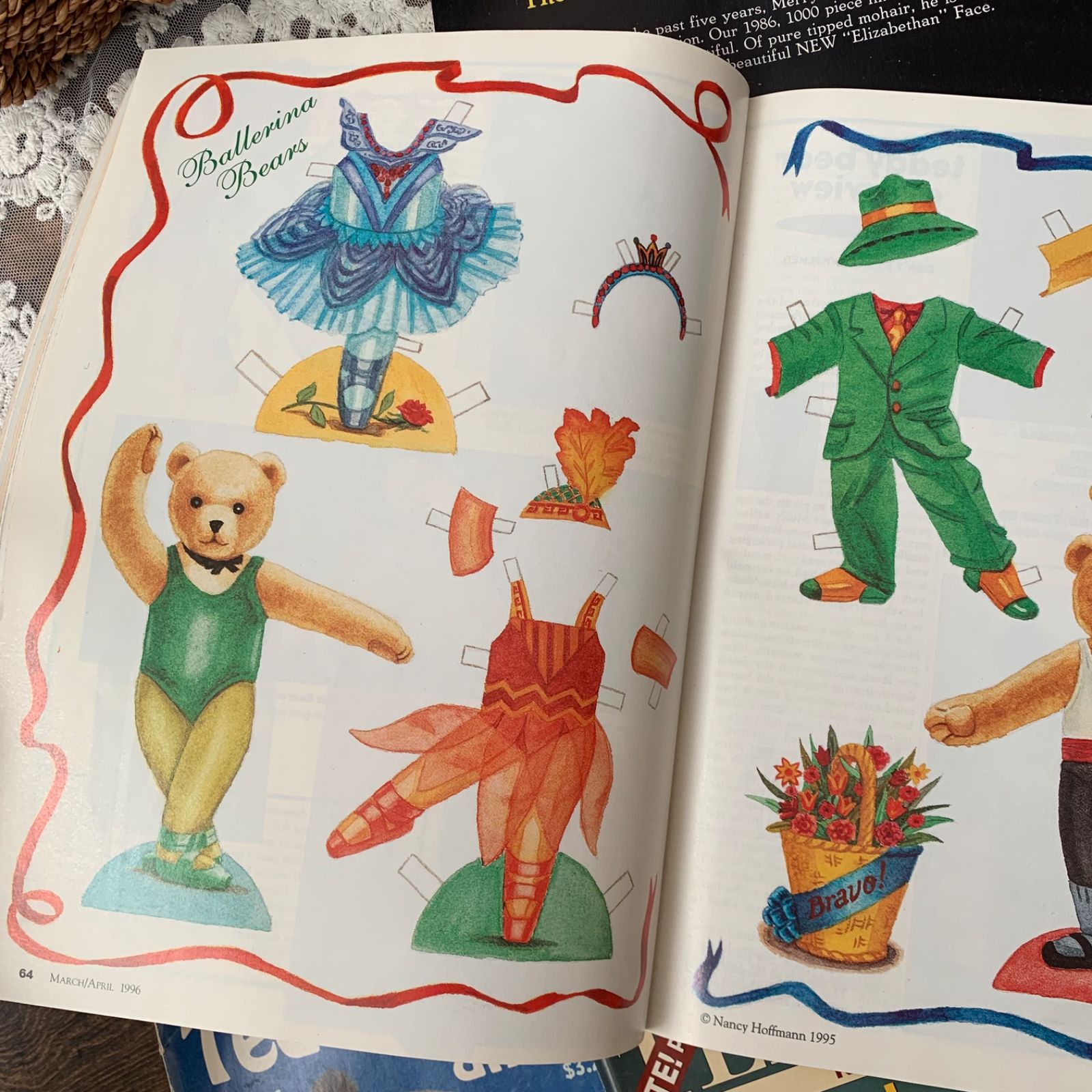 ヴィンテージ 洋書 テディベア 雑誌 4冊セット 広告 イラスト満載