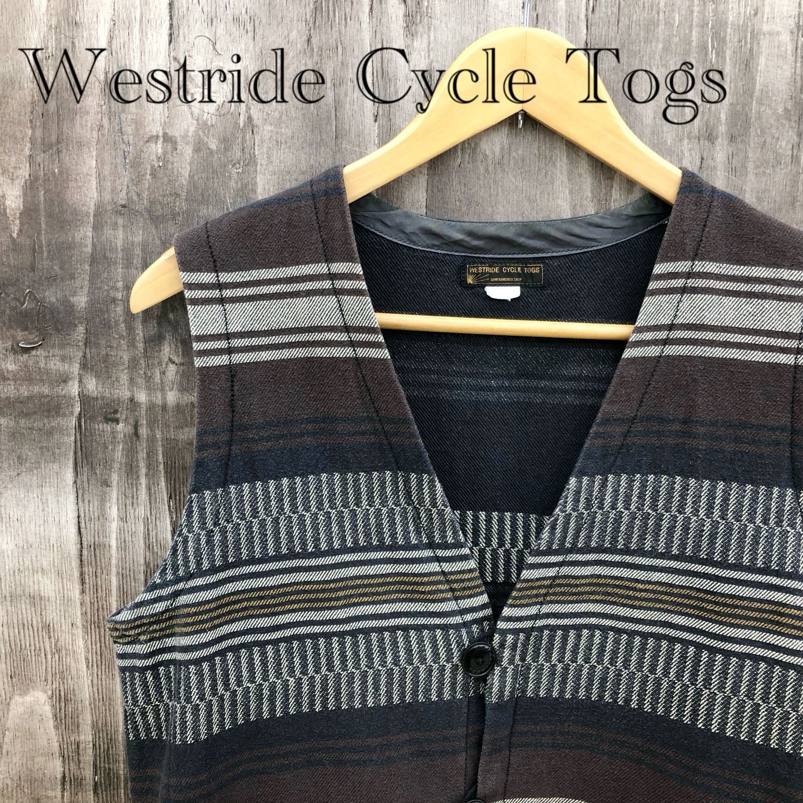 Westride Cycle Togs ウエストライド ベスト ストライプ コットン 日本