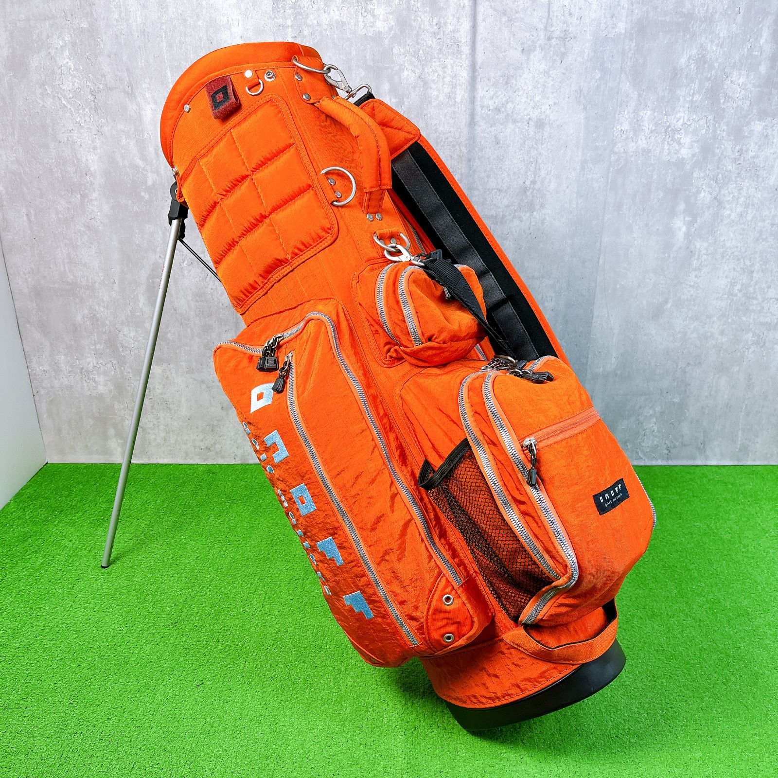 オノフ スタンド式 キャディバッグ 軽量 9型 口枠7分割 ONOFF 中古