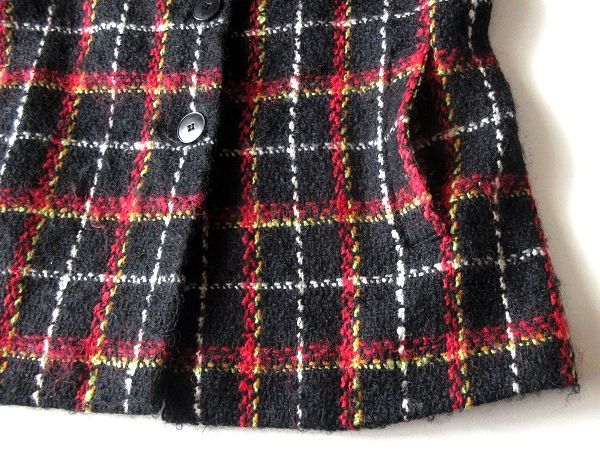 希少 90sビンテージ フランス製 agnes b. アニエスベー チェック