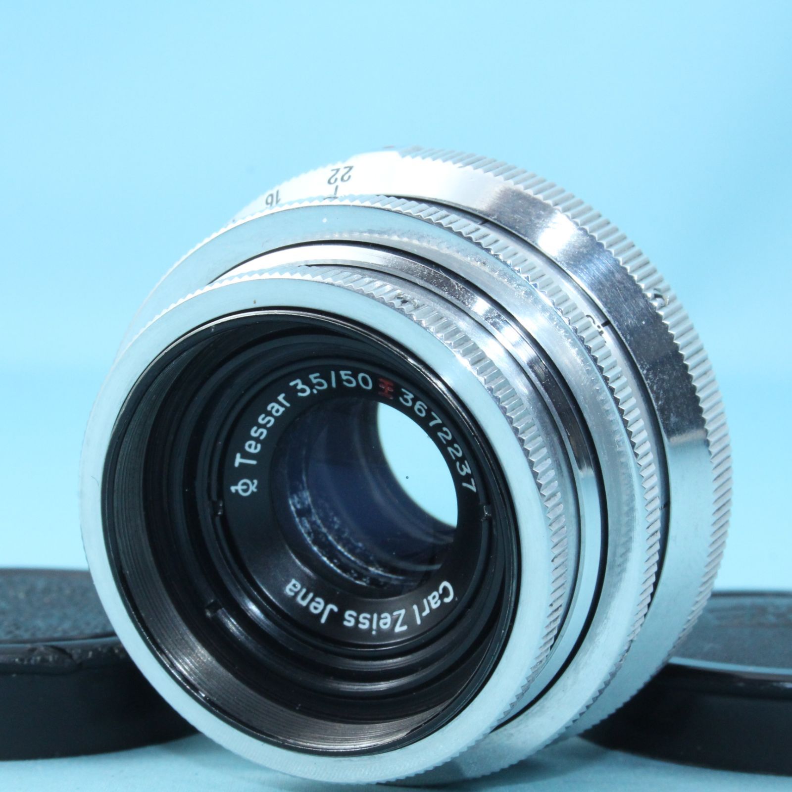 希少 Carl Zeiss Jena Tessar 50mm F3.5 王マーク 返品保証 エキザクタ