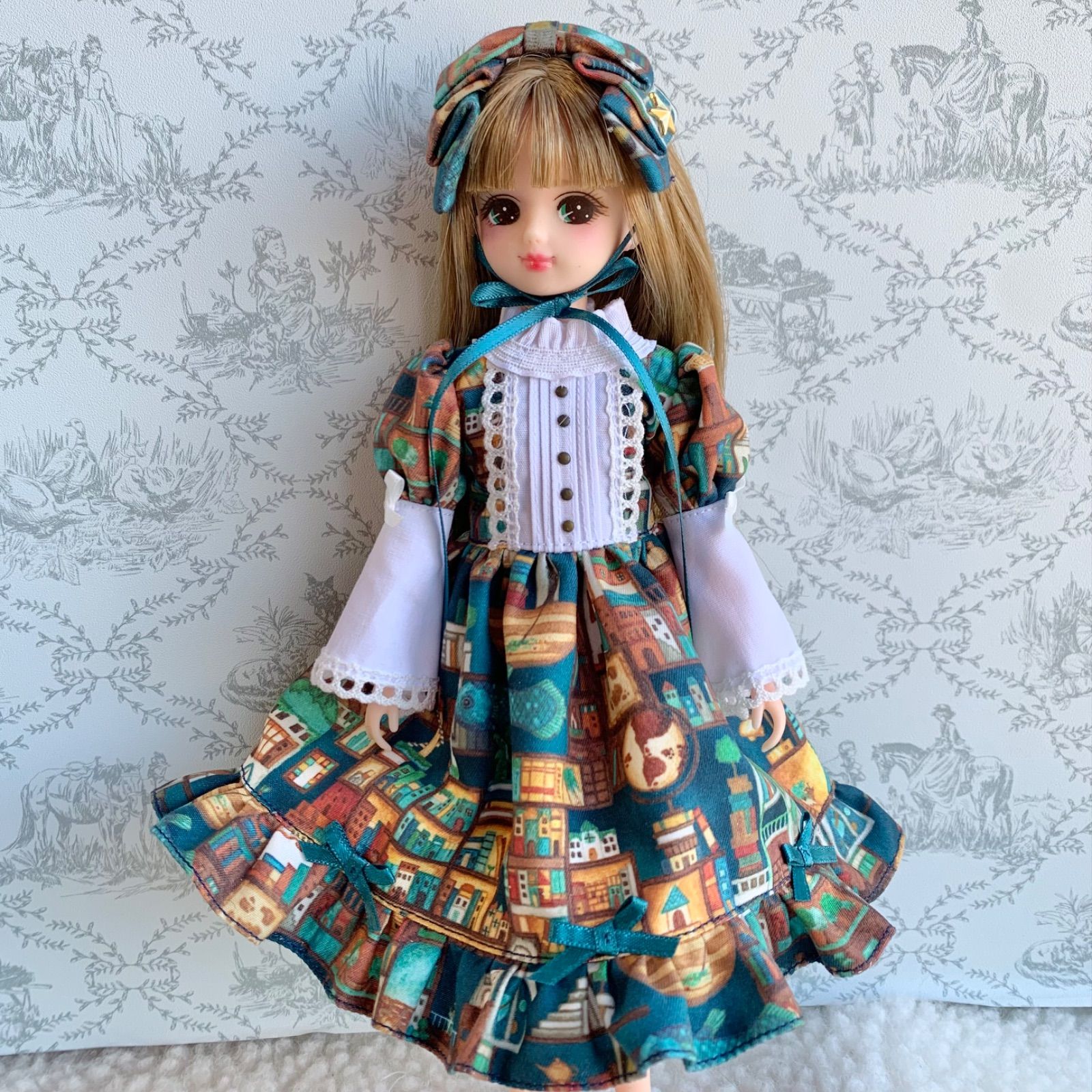 リカちゃん キャッスル ブライス ruruko 服 ワンピース 新品 マリン