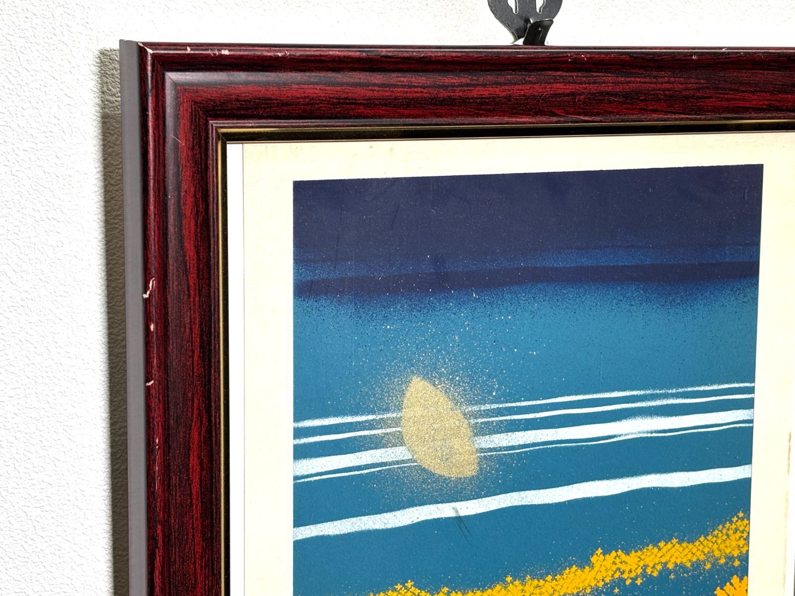 宮田雅之 童の四季 夏 278/880 シルクスクリーン 直筆サイン 絵画 額装