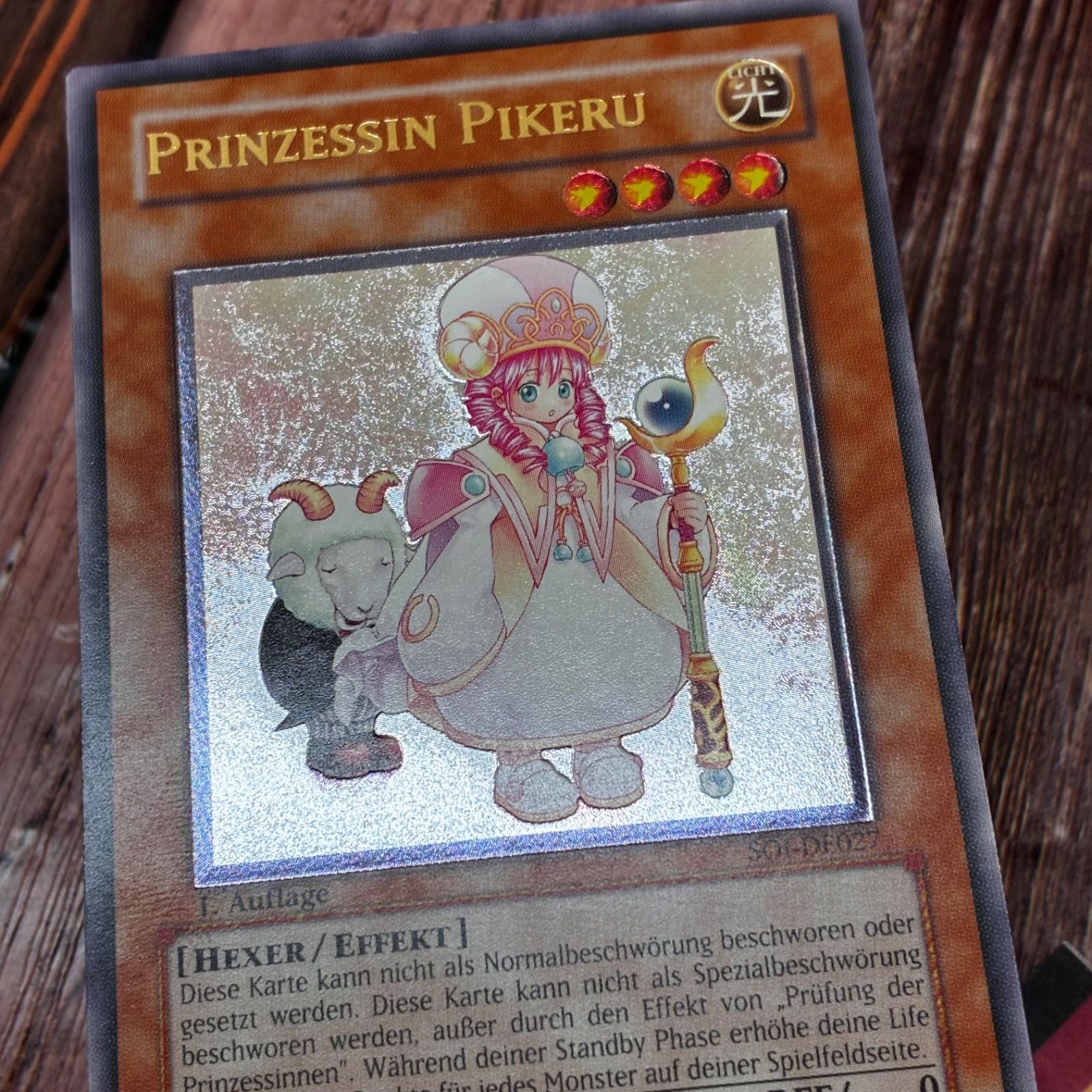 遊戯王 ドイツ版 EU版 魔法の国の王女－ピケル レリーフ - メルカリ