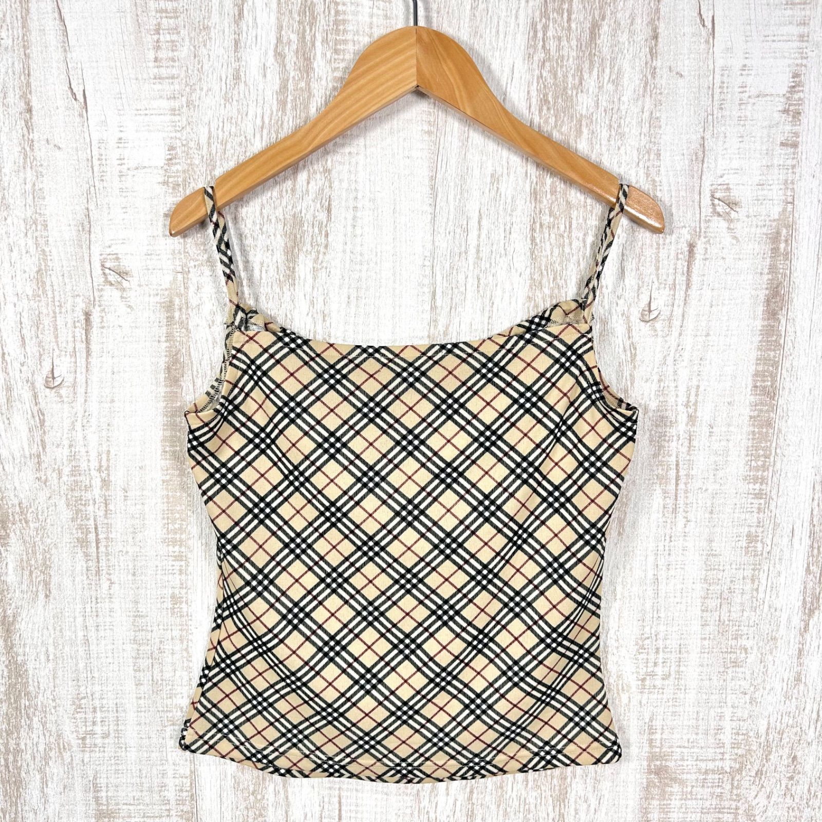 美品 BURBERRY BLUE LABEL バーバリーブルーレーベル フロントリボン