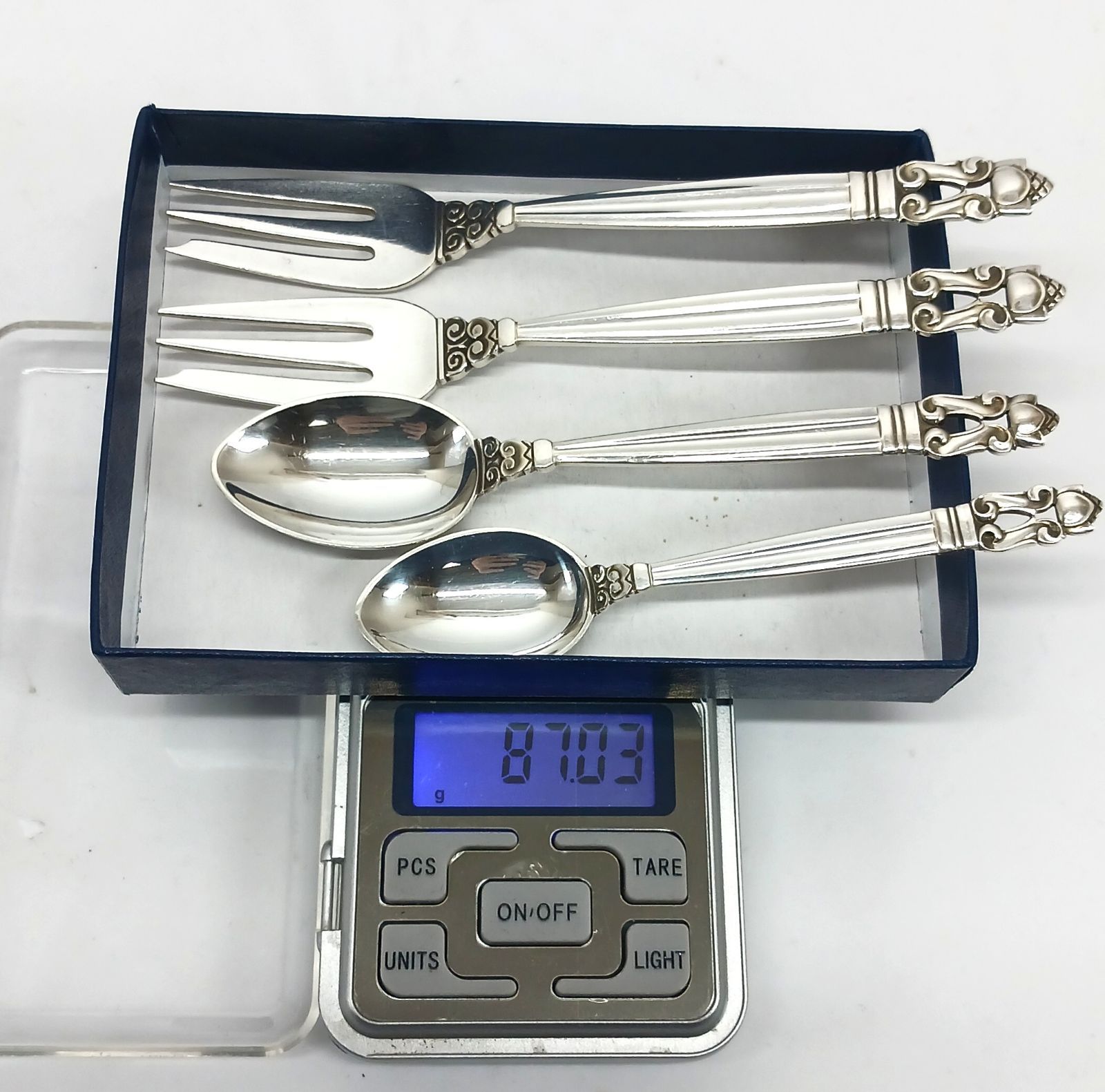 Georg Jensen ジョージジェンセン ACORN エコーン カトラリー 4本