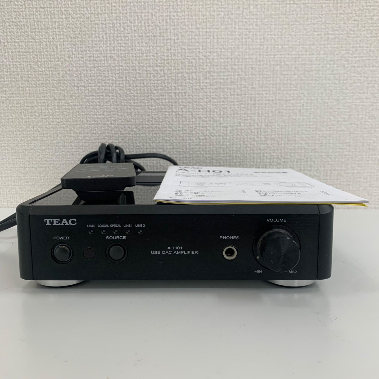 TEAC A-H01 D/A コンバーター内蔵ステレオアンプ C162② - メルカリ