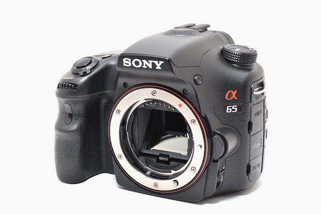 並品＞ SONY ミラーレス一眼 α65 ダブルズームレンズキット DT 18-55mm