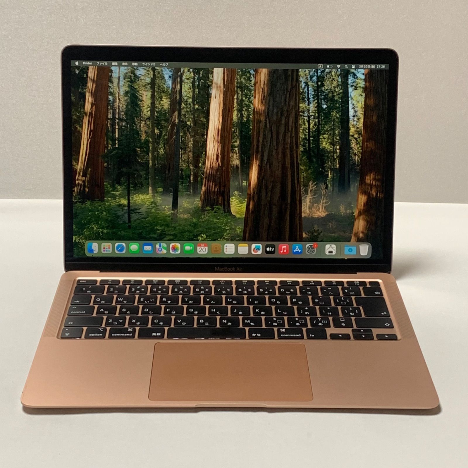 美品】MacBook Air 2020年 i5 SSD256GB メモリ16GB ローズゴールド 充